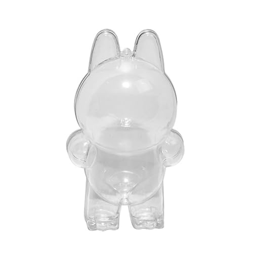 JINQIGG Clear Display Hülle Für Labubu Figurenhänge Figuren Puppen Abdeckungen Modell Figurenhalter Für Plüschpuppen Die Angezeigt Werden von JINQIGG