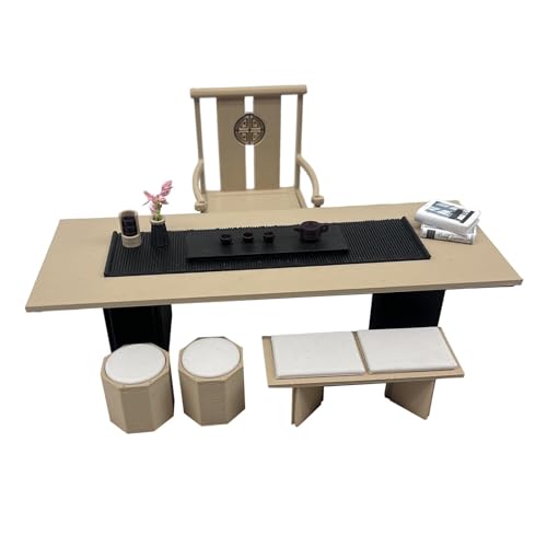 JISADER 1/12 Puppenhaus Miniatur Teetisch Modell Fotografie Requisiten Dekorative DIY Lebensszene Handwerk Ornament Puppenhaus Zubehör JISADER 1/12 Puppenhaus Miniatur Teetisch Modell Fotografie Requisiten Dekorative DIY Lebensszene Handwerk Ornament Puppenhaus Zubehör von JISADER