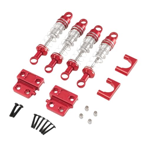 JISADER 1/12 RC Auto Stoßdämpfer, RC Auto Ersatzteile, Hohe Leistung, Rot JISADER 1/12 RC Auto Stoßdämpfer, RC Auto Ersatzteile, Hohe Leistung, Rot von JISADER