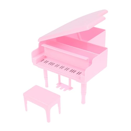 JISADER 1/12 puppenhaus Mini Grand Piano Musical Instrument Modell Spielzeug Miniatur Möbel von JISADER