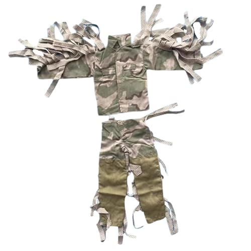 JISADER 1/6 Maßstab Herren Figur Obermantel mit Hose, Langarm Oberteil Uniform Stilvolle Uniformen Anzug Kostüm fürfür 12in Figuren Körper Zubehör von JISADER