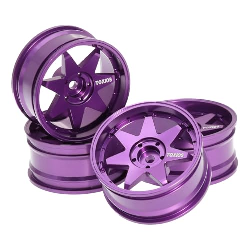 JISADER 1:10 RC Auto Felgen Xy01 Ferngesteuerte Fahrzeuge Teile RC Spielzeug Zubehör, Lila JISADER 1:10 RC Auto Felgen Xy01 Ferngesteuerte Fahrzeuge Teile RC Spielzeug Zubehör, Lila von JISADER