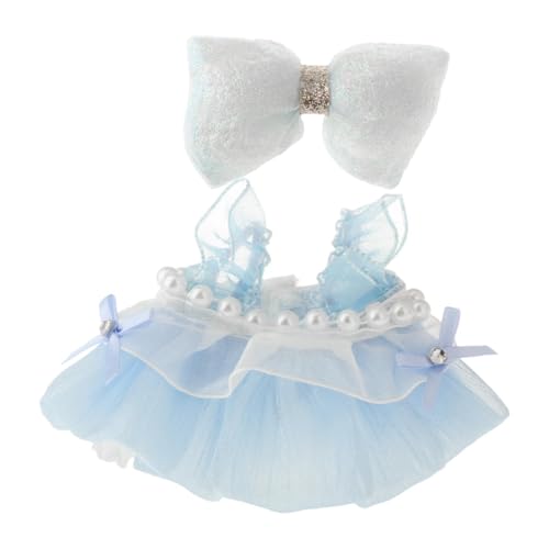 JISADER 2 Stücke Puppenkleid Latzkleid Anziehsachen Spielzeugoutfit Prinzessinnenkleid Als Niedliches Zubehör Zum Verkleiden Der Puppe für Rollenspiele Und D, Blau JISADER 2 Stücke Puppenkleid Latzkleid Anziehsachen Spielzeugoutfit Prinzessinnenkleid Als Niedliches Zubehör Zum Verkleiden Der Puppe für Rollenspiele Und D, Blau von JISADER