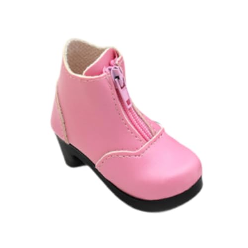 JISADER 24 Miniaturpuppenschuhe für Mädchen, Geeignet für Verschiedene Figuren, Rosa von JISADER