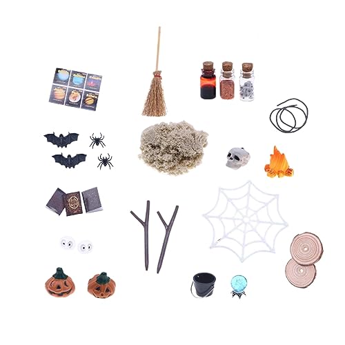 JISADER 27x Puppenhaus Halloween Ornament Kit, Mini Kürbis Dekoration, Foto Requisiten Spielzeug JISADER 27x Puppenhaus Halloween Ornament Kit, Mini Kürbis Dekoration, Foto Requisiten Spielzeug von JISADER