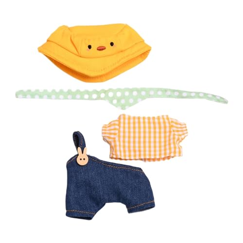 JISADER 4 Teile Puppenkleidung Bekleidungsset Stofftier Kleidung Puppen Zubehör Aus Weichem Stoff Gefertigt Zum Einfachen Umziehen für Spiel von Kindern JISADER 4 Teile Puppenkleidung Bekleidungsset Stofftier Kleidung Puppen Zubehör Aus Weichem Stoff Gefertigt Zum Einfachen Umziehen für Spiel von Kindern von JISADER