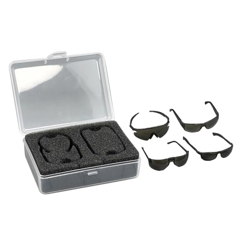 JISADER 4 stück 1/6 Action Figuren Brille Brillen Requisiten Sonnenbrille Modell für 12 Zoll Puppe Figur von JISADER