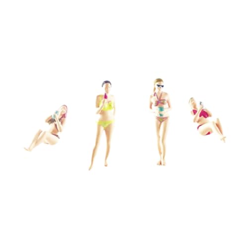 JISADER 4X 1:64 Skala Zahlen mit Bikini Harz Winzigem People Modell für Fairy von JISADER