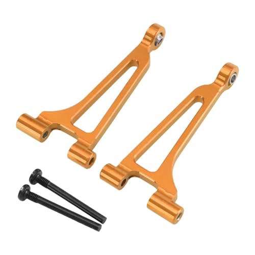 JISADER Aluminium RC Auto Hinterer Oberarm RC Auto Zubehör Leichte Und Robuste Ersatzteile für 1/14 14211, Gold JISADER Aluminium RC Auto Hinterer Oberarm RC Auto Zubehör Leichte Und Robuste Ersatzteile für 1/14 14211, Gold von JISADER
