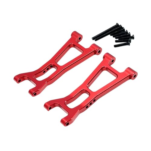 JISADER Aluminium mit Unteren Arm, Einfache, Robuste Installation, RC Swing Ersatzteile für 16209 16210 1:16 RC ACED, Rot JISADER Aluminium mit Unteren Arm, Einfache, Robuste Installation, RC Swing Ersatzteile für 16209 16210 1:16 RC ACED, Rot von JISADER