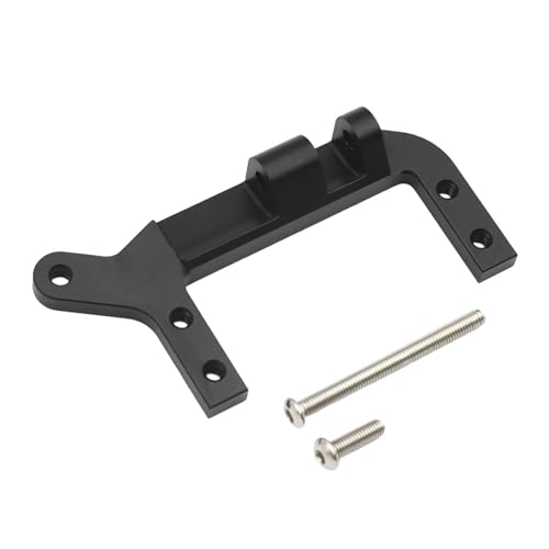 JISADER CNC Aluminium Servo Mount RC -Auto -Upgrades Zubehör Fernbedienungsautoanschläge, Schwarz von JISADER