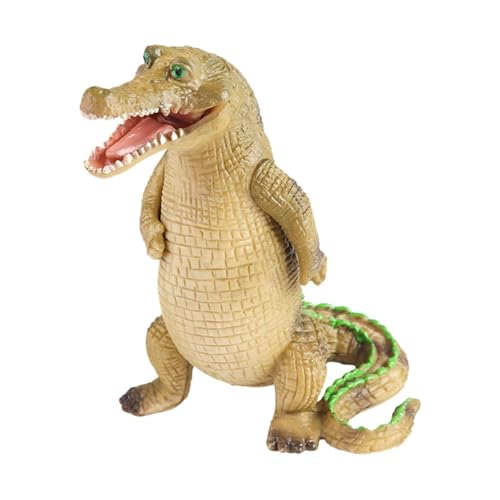 JISADER Crocodile Figur Realistisches Tiermodell für Neujahrsgeschenke Mädchen Jungen Jungen von JISADER