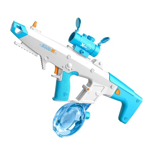 JISADER Elektrisches Wasser Squirt Spielzeug Wasser Soaker Handheld Sommer Beach Spielzeug Wasserspray Spielzeug für Yards Badewanne Garten Garten Schwimmbad, Blau von JISADER