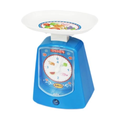JISADER Elektronische Waagen für Kinder, Lustiges Tragbares Spielhaus, Pädagogisches Küchenspielzeug für Jungen Und Mädchen, Kindergeschenke, Blau JISADER Elektronische Waagen für Kinder, Lustiges Tragbares Spielhaus, Pädagogisches Küchenspielzeug für Jungen Und Mädchen, Kindergeschenke, Blau von JISADER