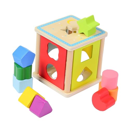 JISADER Form Sorter Toys Farbform Sortieren des Passenden Spiels für Kinder Im Vorschulalter von JISADER