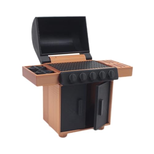 JISADER Grill Modell für Puppenhausmöbel, BBQ Zubehör Im Maßstab 1:12/20, 9.3x3.6x10cm von JISADER