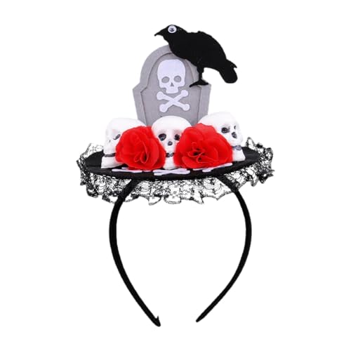 JISADER Halloween Stirnband Spooky Dress Up Haar Hoop für Party Maskerade Karneval von JISADER