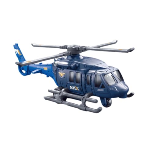 JISADER Helikopter Spielzeug für Kinder, Flugzeug Modell als Party Geschenk, Blau von JISADER