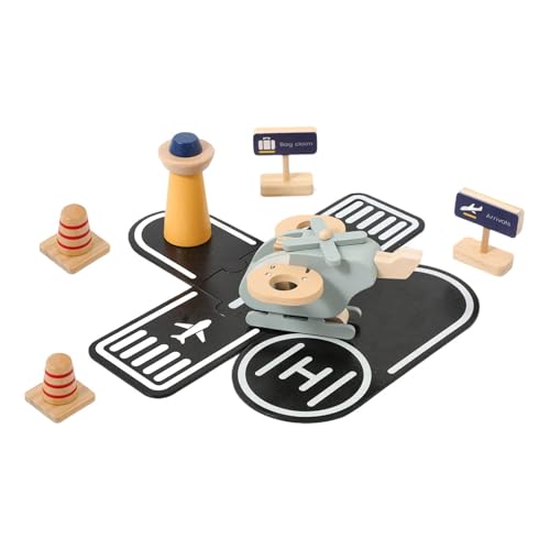 JISADER Holz Flugzeug Spielzeug Luft Transport Fahrzeuge Spielen Set DIY Handwerk Dekorative JISADER Holz Flugzeug Spielzeug Luft Transport Fahrzeuge Spielen Set DIY Handwerk Dekorative von JISADER