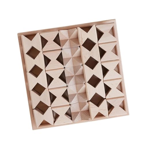 JISADER Holzbausteine in Schmetterlingsform, Stapelspiel Aus Holz für Jungen Und Mädchen, Geburtstagsgeschenk, 25 Blöcke JISADER Holzbausteine in Schmetterlingsform, Stapelspiel Aus Holz für Jungen Und Mädchen, Geburtstagsgeschenk, 25 Blöcke von JISADER