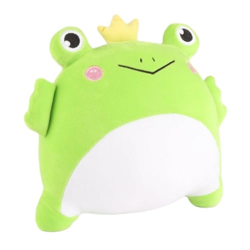 JISADER Krone Frosch Puppe Dekoration Ornament Geburtstag Geschenk Weiches Stofftier Spielzeug JISADER Krone Frosch Puppe Dekoration Ornament Geburtstag Geschenk Weiches Stofftier Spielzeug von JISADER