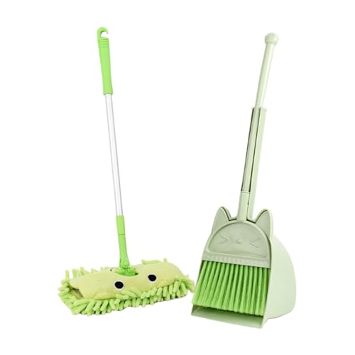 JISADER Mini- und Kehrschaufel-Mopp-Set für, Reinigungswerkzeuge für die Haushaltsführung, Reinigungsspielzeug-Set, GrÜn JISADER Mini- und Kehrschaufel-Mopp-Set für, Reinigungswerkzeuge für die Haushaltsführung, Reinigungsspielzeug-Set, GrÜn von JISADER