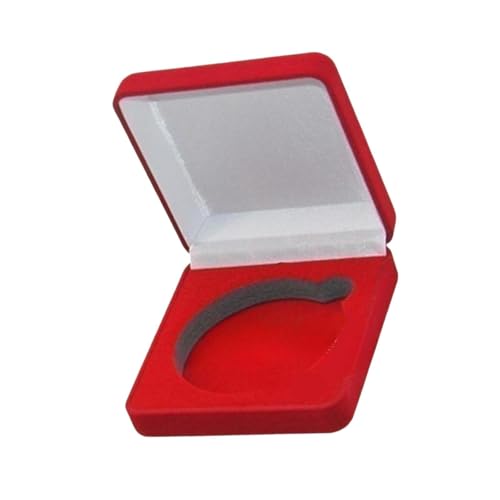 JISADER Münzpräsentationsbox, Challenge-Münzenhalter-Sammeletui für Ausstellungen, Rot JISADER Münzpräsentationsbox, Challenge-Münzenhalter-Sammeletui für Ausstellungen, Rot von JISADER