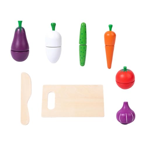 JISADER Pädagogisches Küchenspielzeug, Schneidespiel, Farbsortierspiel für Vorschulkinder, Gemüse JISADER Pädagogisches Küchenspielzeug, Schneidespiel, Farbsortierspiel für Vorschulkinder, Gemüse von JISADER
