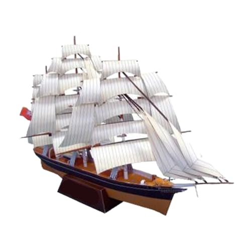 JISADER Papier-Segelboot-Schiffsbausätze, Bootsbausätze, 3D-Puzzle, Schiffsmodellbausätze, DIY-Hobbyschiff für Kinder, Erwachsene, Jungen und Mädchen von JISADER