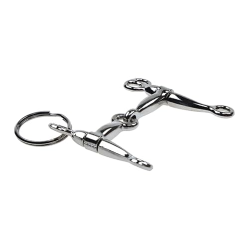 JISADER Pferdetrense Gebiss Tasche Kette Charm Dekoration Schlüsselknoten Schlüsselanhänger Halter Pferdeliebhaber Schlüsselanhänger für Werbung Geschenk von JISADER