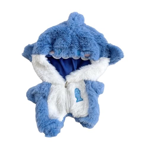 JISADER Plüschpuppenkleidung Kostüme für Kinder Geburtstagsgeschenk Puppenspielanzug Puppenkleidung für 20cm Puppe, Blau von JISADER