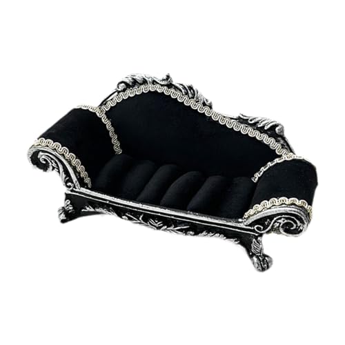 JISADER Puppenhausmöbel, Halter für Ringe, Dekorationselemente für Mikrolandschaften, Doppelsofa JISADER Puppenhausmöbel, Halter für Ringe, Dekorationselemente für Mikrolandschaften, Doppelsofa von JISADER