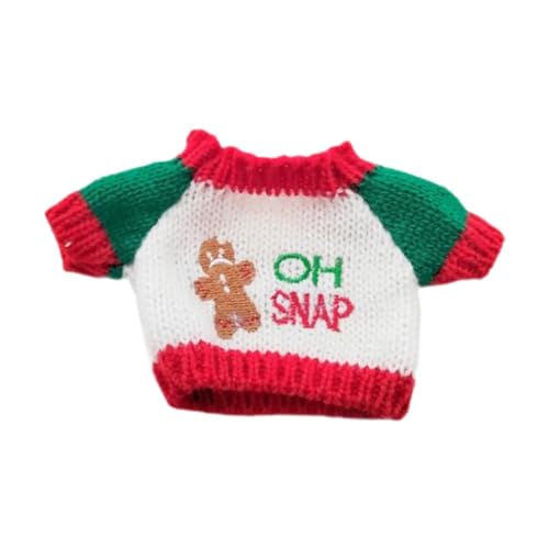 JISADER Puppenpullover Puppenkleidung Tierpullover Strickpullover Aus Weichem Stoff mit Niedlichem Tiermotiv Zum Spielen für Mädchen Und Zum Dekorieren von P, Lebkuchenpullover JISADER Puppenpullover Puppenkleidung Tierpullover Strickpullover Aus Weichem Stoff mit Niedlichem Tiermotiv Zum Spielen für Mädchen Und Zum Dekorieren von P, Lebkuchenpullover von JISADER