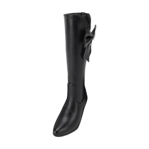 JISADER Puppenstiefel für 1/3 Figuren, High-Heels für 23-Zoll-Puppen, Schuhe aus PU-Material, Schwarz von JISADER