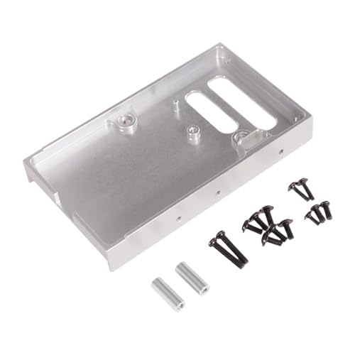 JISADER RC-Auto, Fester Lagerbalken, Servohalterung aus Aluminiumlegierung, Empfängerhalterung, leicht, fürfür MN99S MN98 1:12 RC-Modellauto, Silber JISADER RC-Auto, Fester Lagerbalken, Servohalterung aus Aluminiumlegierung, Empfängerhalterung, leicht, fürfür MN99S MN98 1:12 RC-Modellauto, Silber von JISADER