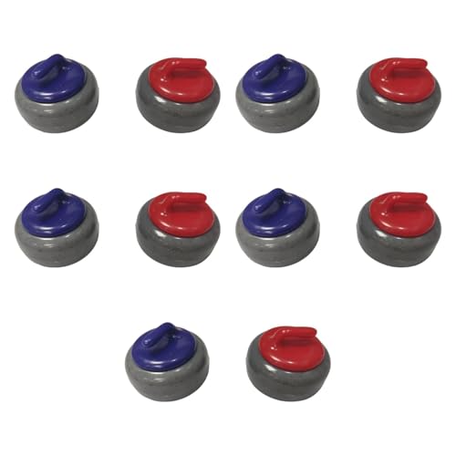 JISADER Shuffleboard Pucks Set Tabletop Spiel Rollen Perlen Rolle Perlen Spielzeug Brettspiel Rollenden Kugeln, 10 Stück 2.5 X 1.56 von JISADER