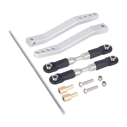 JISADER Stabilisator für RC Autos Im Maßstab 1:10 mit Befestigungsschrauben, Buchsen Und Hardware Ersatz für LKW Modifikationen für 10, Silber JISADER Stabilisator für RC Autos Im Maßstab 1:10 mit Befestigungsschrauben, Buchsen Und Hardware Ersatz für LKW Modifikationen für 10, Silber von JISADER