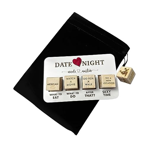 JISADER Würfel für Date-Night-Ideen, Paar-Entscheidungswürfel, Date-Night-Würfel, Geschenke für Ehefrau und Ehemann von JISADER