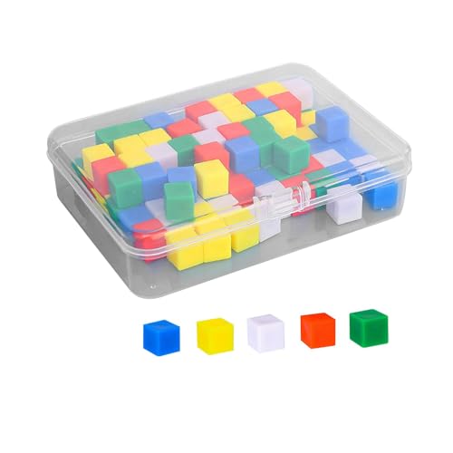 JISADER Zentimeterwürfel 100er Set Mathematik Lernwürfel Zählwürfel für Den Kindergarten JISADER Zentimeterwürfel 100er Set Mathematik Lernwürfel Zählwürfel für Den Kindergarten von JISADER