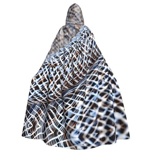 JIUTY Fischernetz-Maskerade für Erwachsene, wirtschaftlicher Kapuzenumhang, 140 cm lang, perfekt für Halloween-Partys, Tänze JIUTY Fischernetz-Maskerade für Erwachsene, wirtschaftlicher Kapuzenumhang, 140 cm lang, perfekt für Halloween-Partys, Tänze von JIUTY