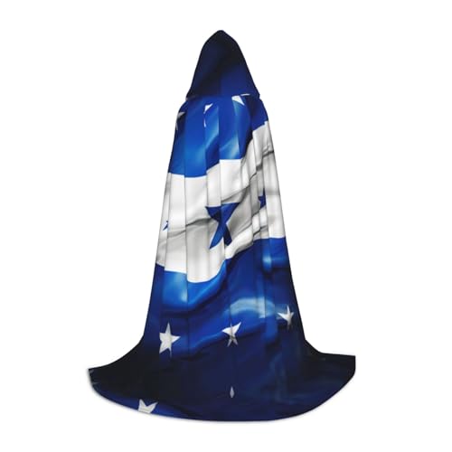 JIUTY Halloween-Kapuzenpullover mit Honduras-Flagge, Cosplay-Umhang, Party-Requisiten, Kapuzenumhang, Karnevals-Zubehör für Party von JIUTY