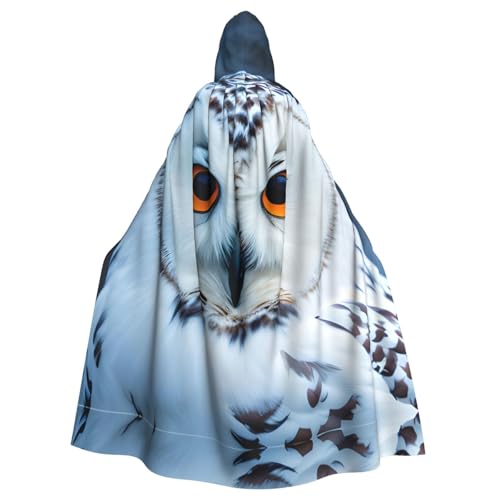 JIUTY Maskerade mit verschneiten Eulen-Augen, für Erwachsene, wirtschaftlicher Kapuzenumhang, 140 cm lang, perfekt für Halloween-Partys, Tänze JIUTY Maskerade mit verschneiten Eulen-Augen, für Erwachsene, wirtschaftlicher Kapuzenumhang, 140 cm lang, perfekt für Halloween-Partys, Tänze von JIUTY