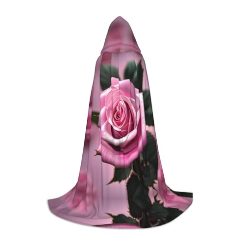 JIUTY Rosa und Rose Halloween Hoodies Robe Cosplay Capes Party Requisiten Kapuzenumhang Umhang Karneval Zubehör für Party von JIUTY