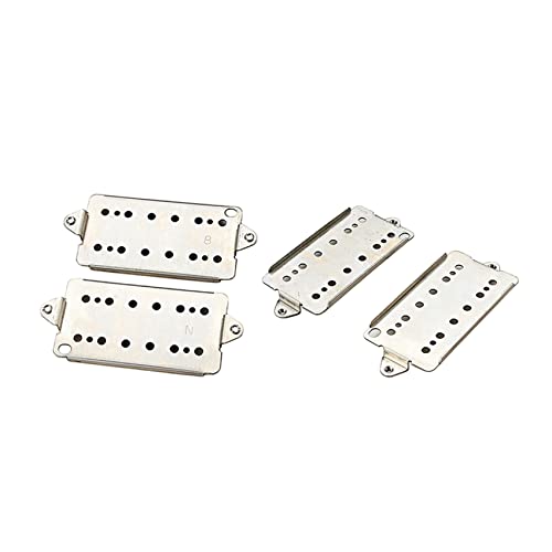 JIVIMOCO 2 Stück Gitarre Neck Bridge Humbucker Pickup Grundplatte 50 mm 52 mm Abstände Pole Humbucker Brücke Hals Teile von JIVIMOCO