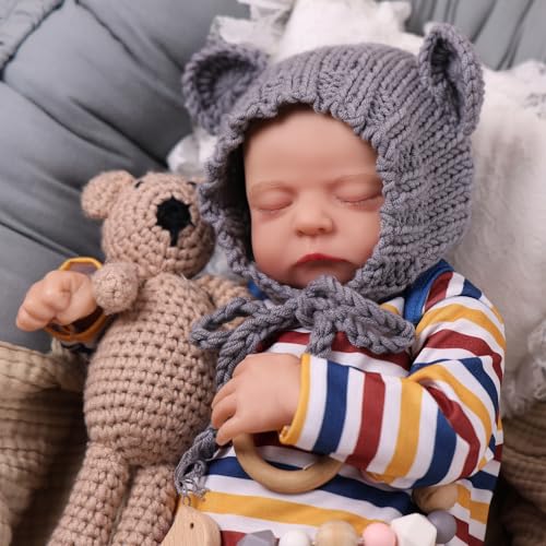 JIZHI Reborn Baby Puppen - 20 Zoll Handgemachte Realistische Puppe Junge Baumwollkörper - Lebensecht Neugeborenen Wie EIN echtes Baby JIZHI Reborn Baby Puppen - 20 Zoll Handgemachte Realistische Puppe Junge Baumwollkörper - Lebensecht Neugeborenen Wie EIN echtes Baby von JIZHI