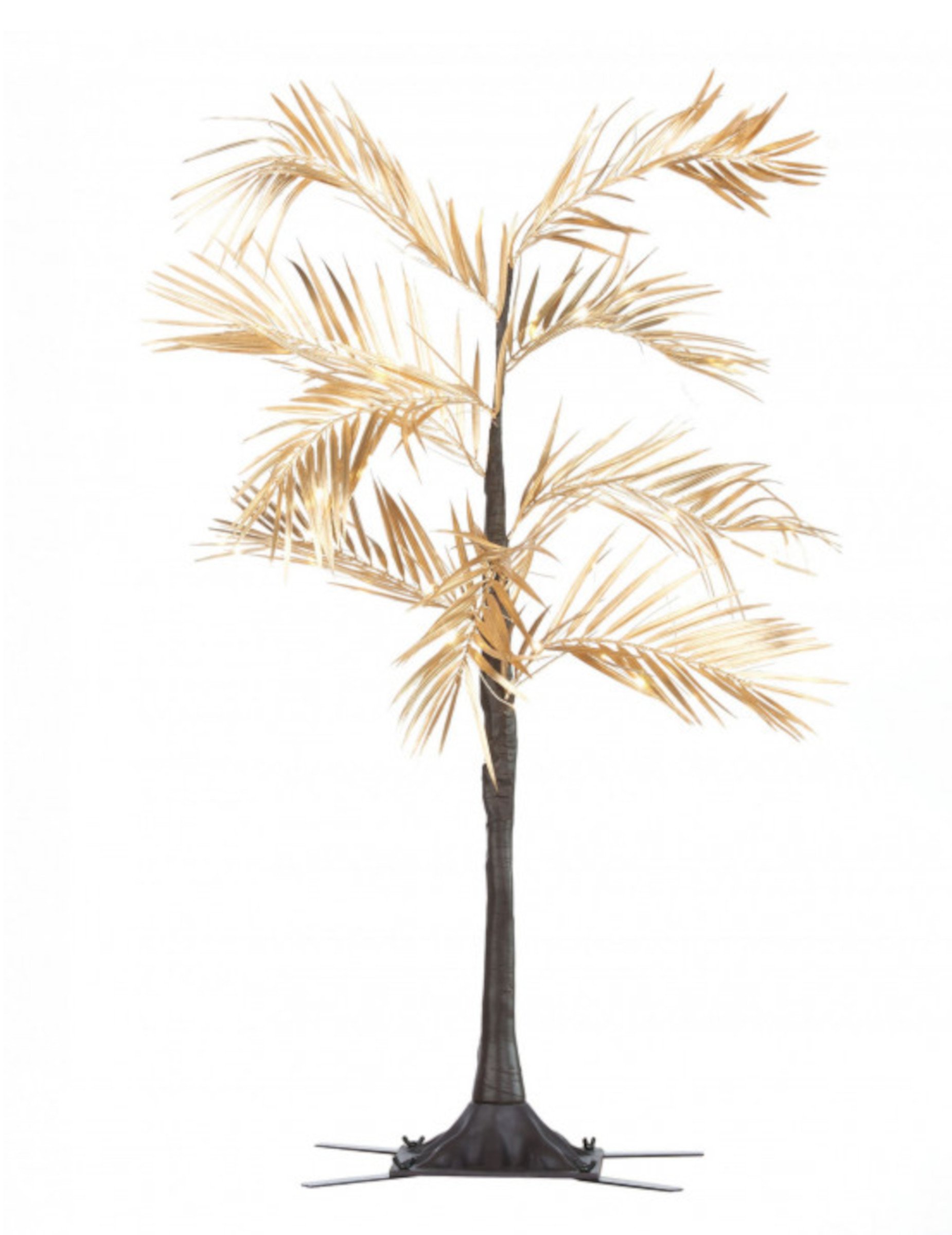 Leuchtende Palme Weihnachtsdeko goldfarben-braun 90 cm Leuchtende Palme Weihnachtsdeko goldfarben-braun 90 cm von JJA