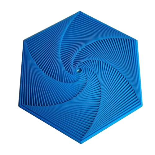 Schreibtisch Spielzeug, Fidget Toy, Antistress Spielzeug, Für Büroangestellte, Um Stress Und Entspannung Zu Lindern (Blau,14*12*0.8cm) von JJIW