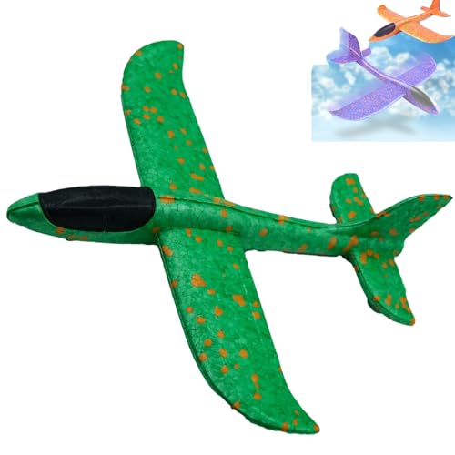 JJKTO Plane Glider，Manual Throwing Foam Plane, Glider Planes for Kids，styrofoam Plane Glider Flying Airplane Toys for Outdoor Activities Sport Game Toy Birthday Party Favors von JJKTO