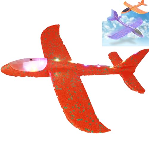 JJKTO Plane Glider，Manual Throwing Foam Plane, Glider Planes for Kids，styrofoam Plane Glider Flying Airplane Toys for Outdoor Activities Sport Game Toy Birthday Party Favors von JJKTO