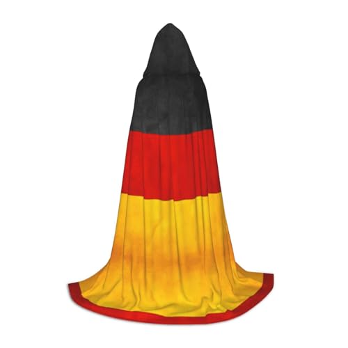 JJPUNGK Umhang mit Deutschland-Flagge, mit Kapuze, für Männer und Frauen, für Themenpartys, Cosplay, Festivals, Dekorationen von JJPUNGK